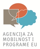Logo Agencije za mobilnost i programe EU